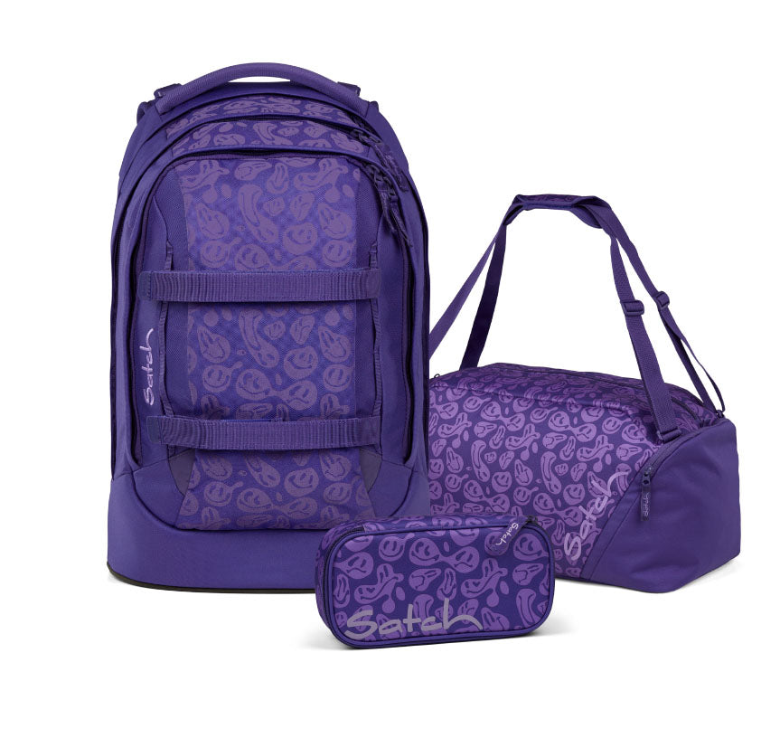Satch Pack Bright Faces Schulrucksack Set 3tlg.