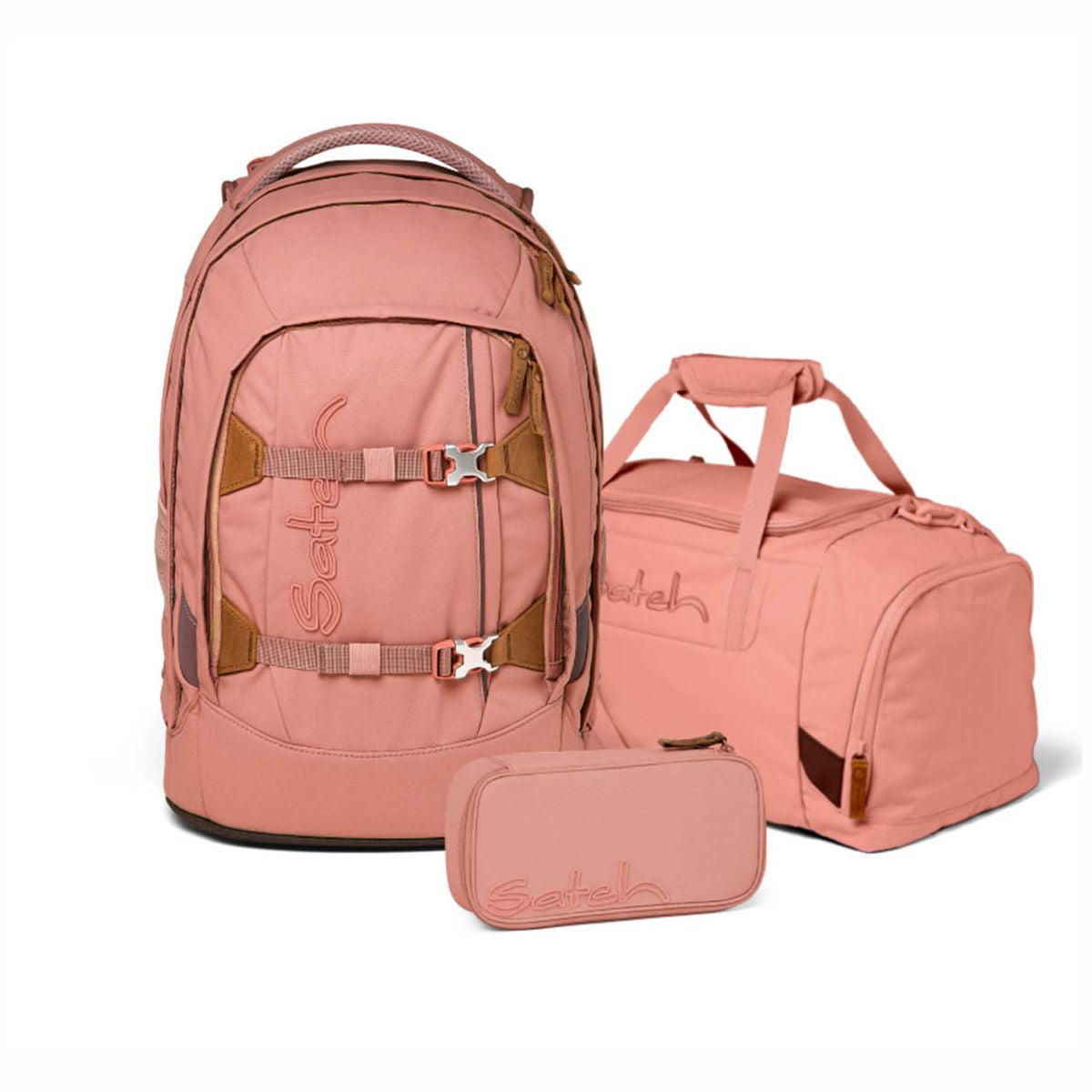 Satch Pack Nordic Coral Skandi Edition Schulrucksack Set 3tlg.