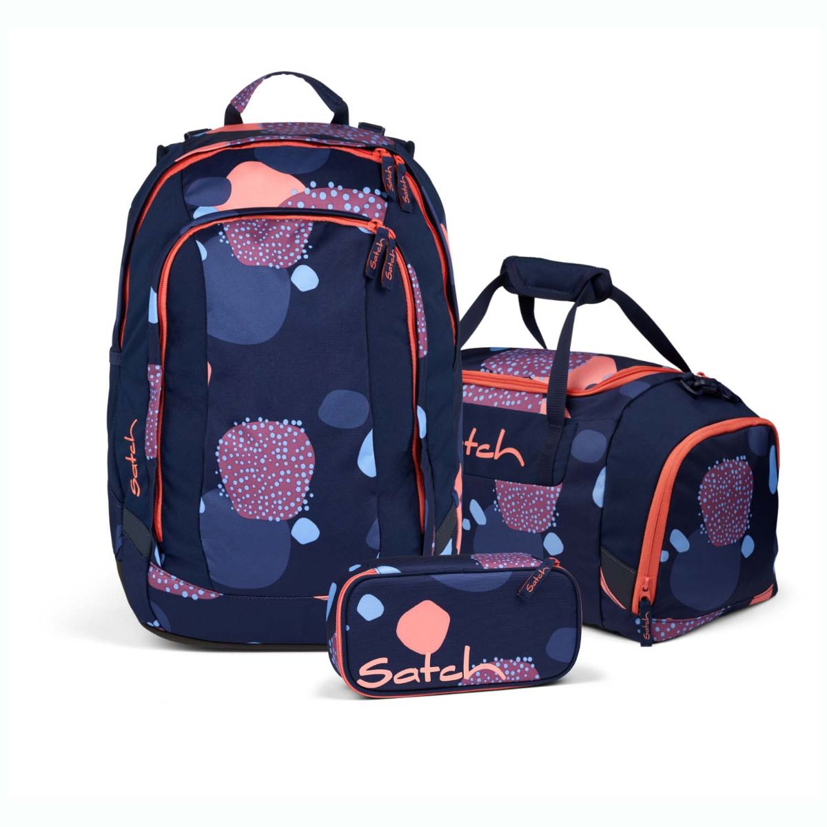 Satch Air Coral Reef Schulrucksack Set 3tlg.