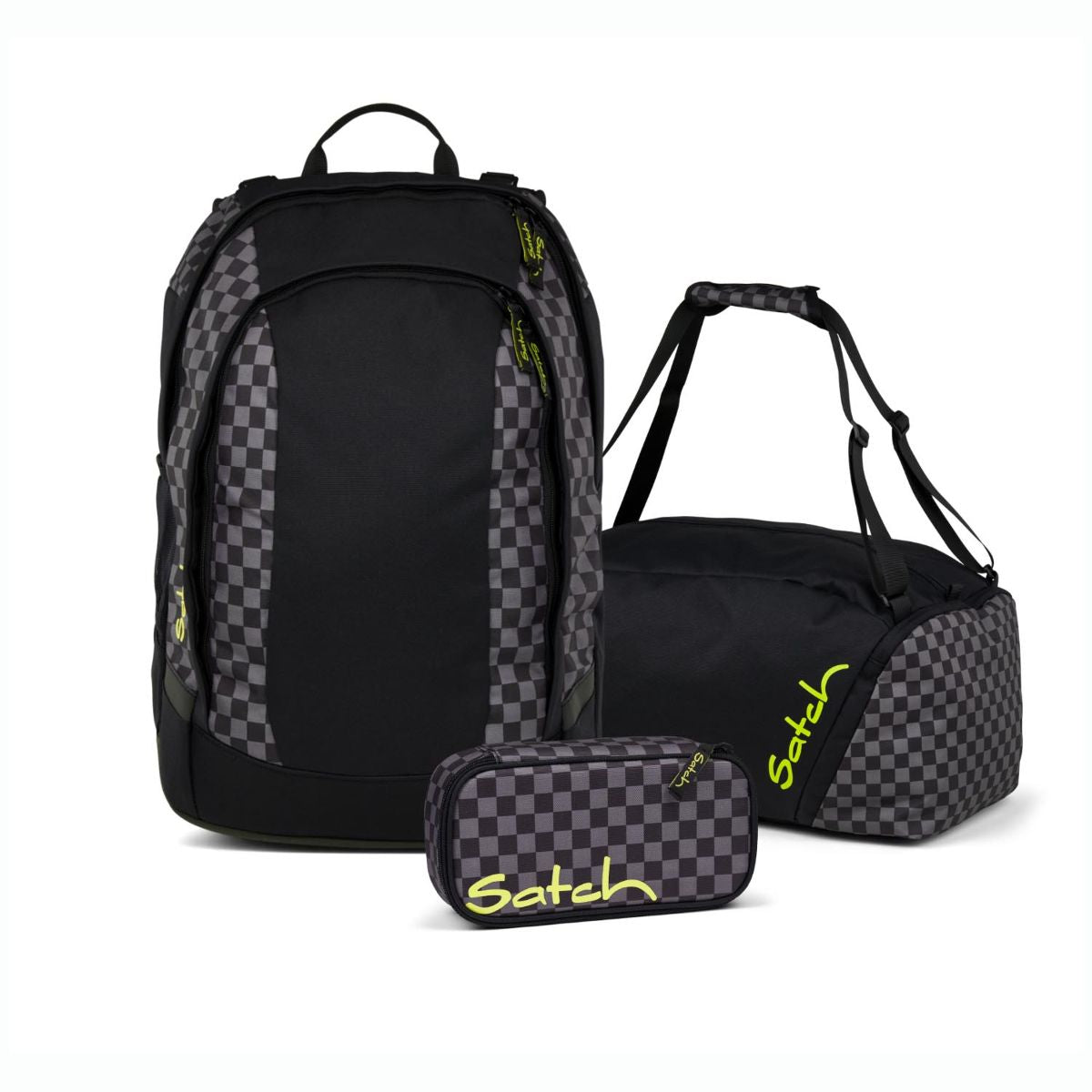 Satch Air Dark Skate Schulrucksack Set 3tlg.