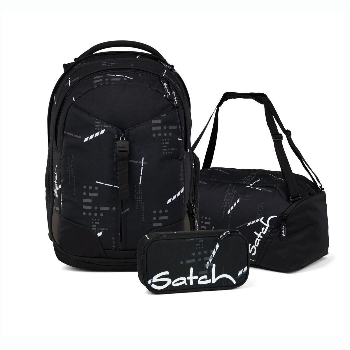 Satch Match Ninja Matrix Schulrucksack Set 3tlg.
