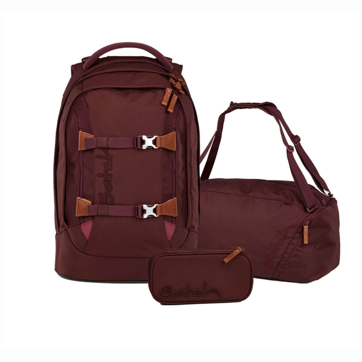 Satch Pack Nordic Ruby Skandi Edition Schulrucksack Set 3tlg.