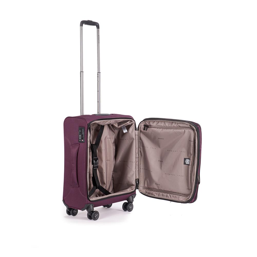 Stratic Bendigo Light + Aubergine 4-Rollen Trolley S 55cm