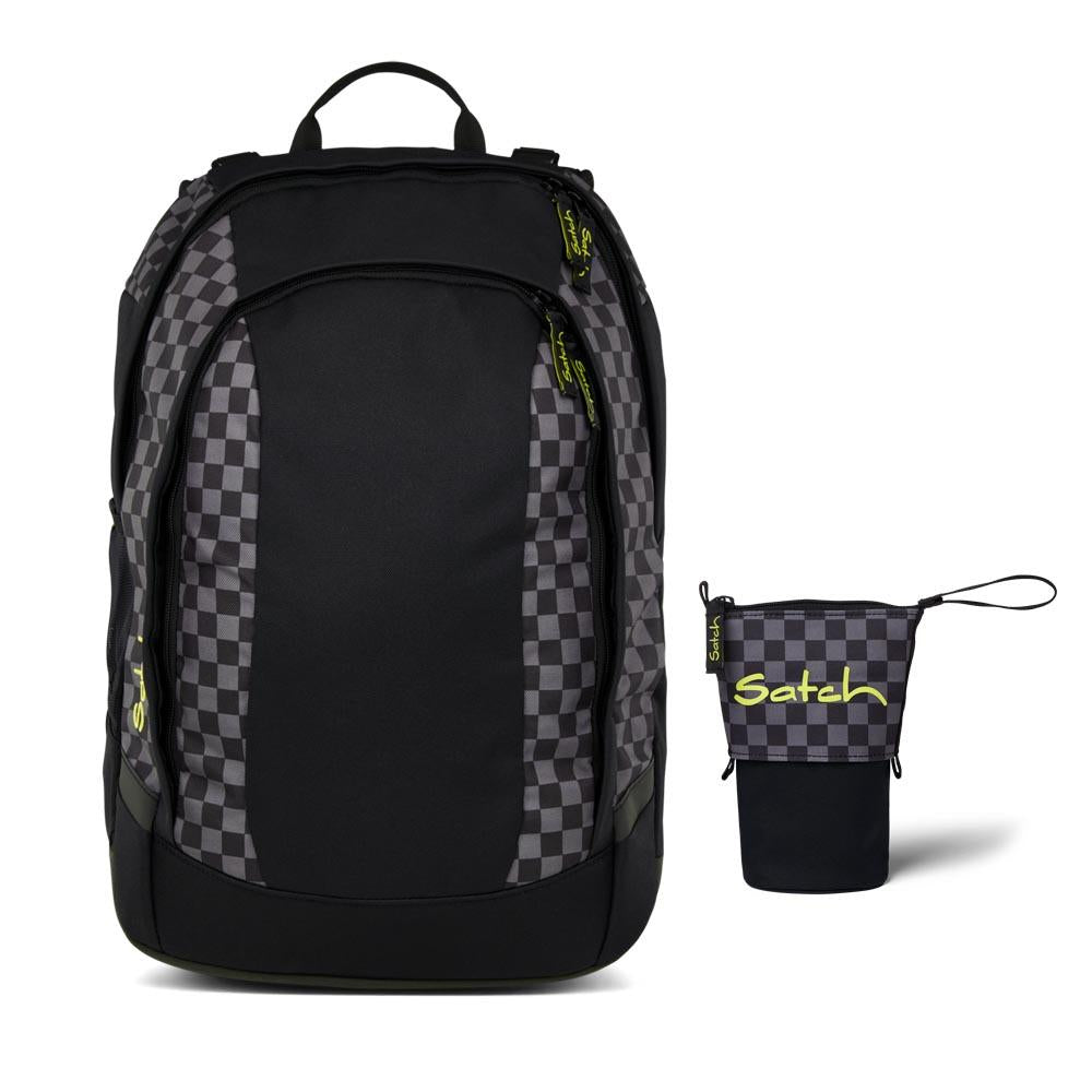 Satch Air Dark Skate Schulrucksack Set 2tlg.