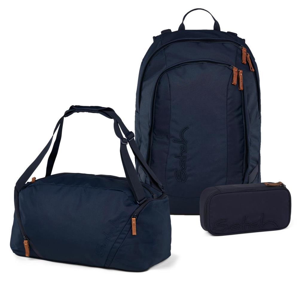 Satch Air Nordic Blue Skandi Edition Schulrucksack Set 3tlg.