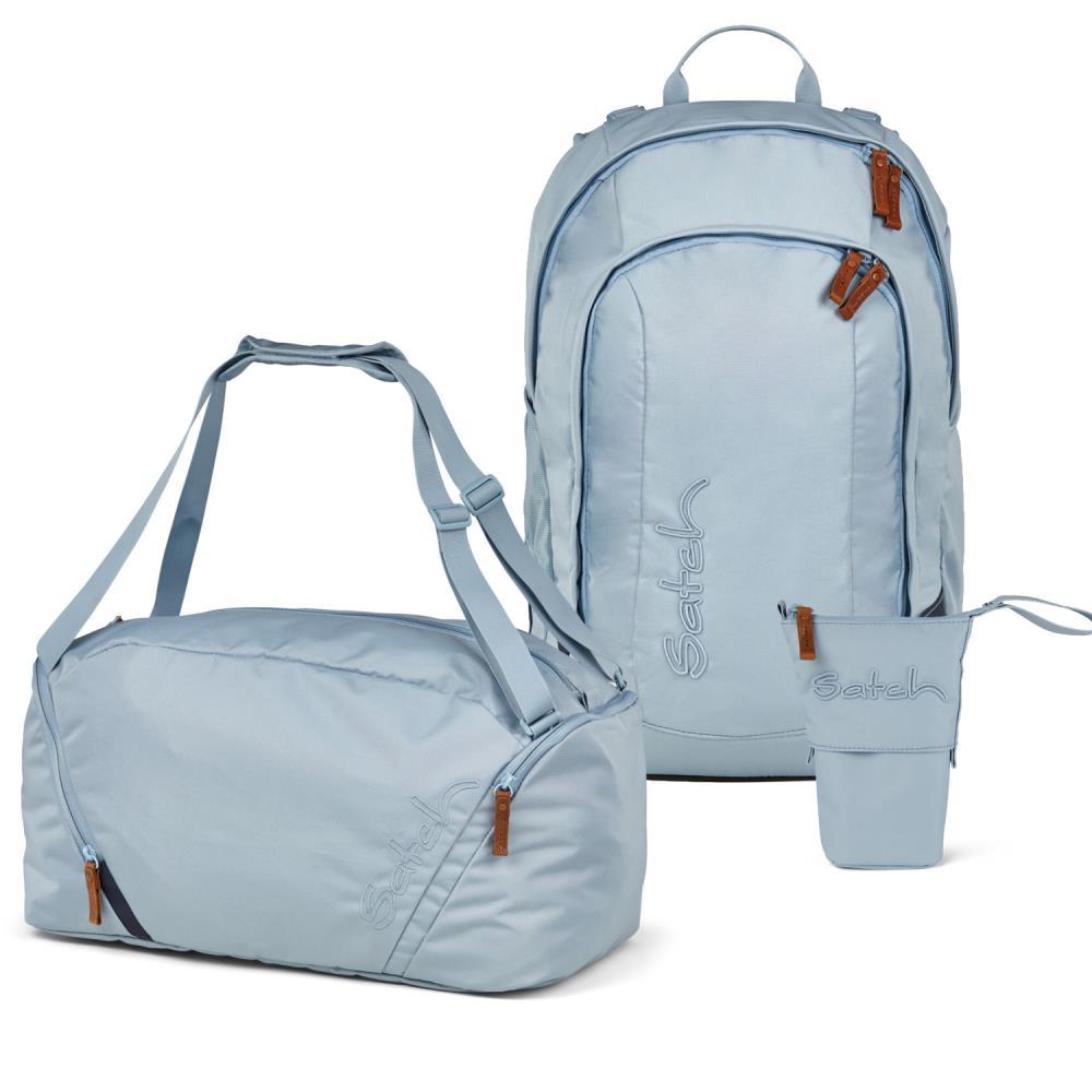 Satch Air Nordic Ice Blue Skandi Pencil Slider Edition Schulrucksack Set 3tlg.