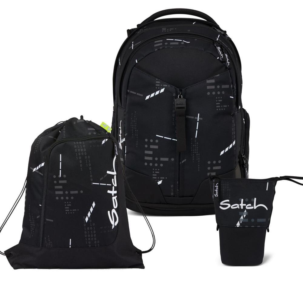 Satch Match Ninja Matrix Pencil Slider Light Edition Schulrucksack Set 3tlg.