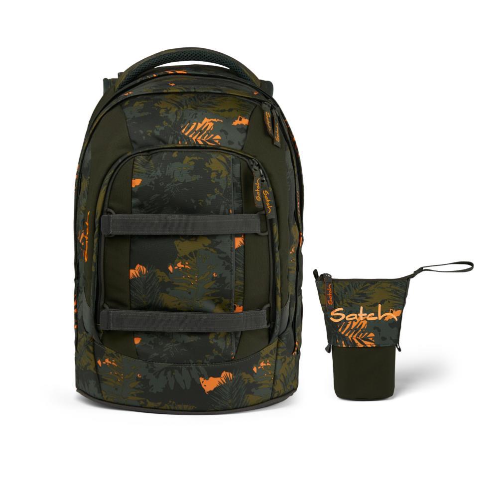 Satch Pack Jurassic Jungle Schulrucksack Set 2tlg.