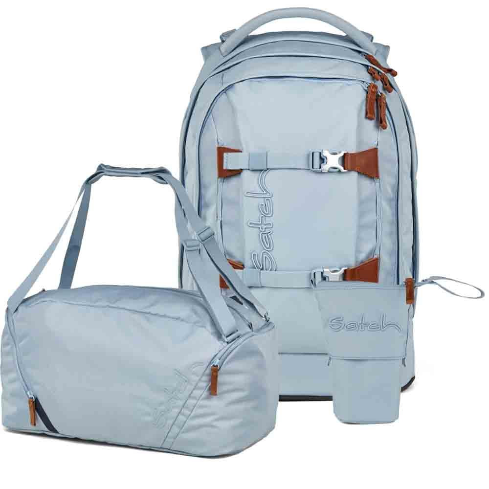 Satch Pack Nordic Ice Blue Skandi Pencil Slider Edition Schulrucksack Set 3tlg.