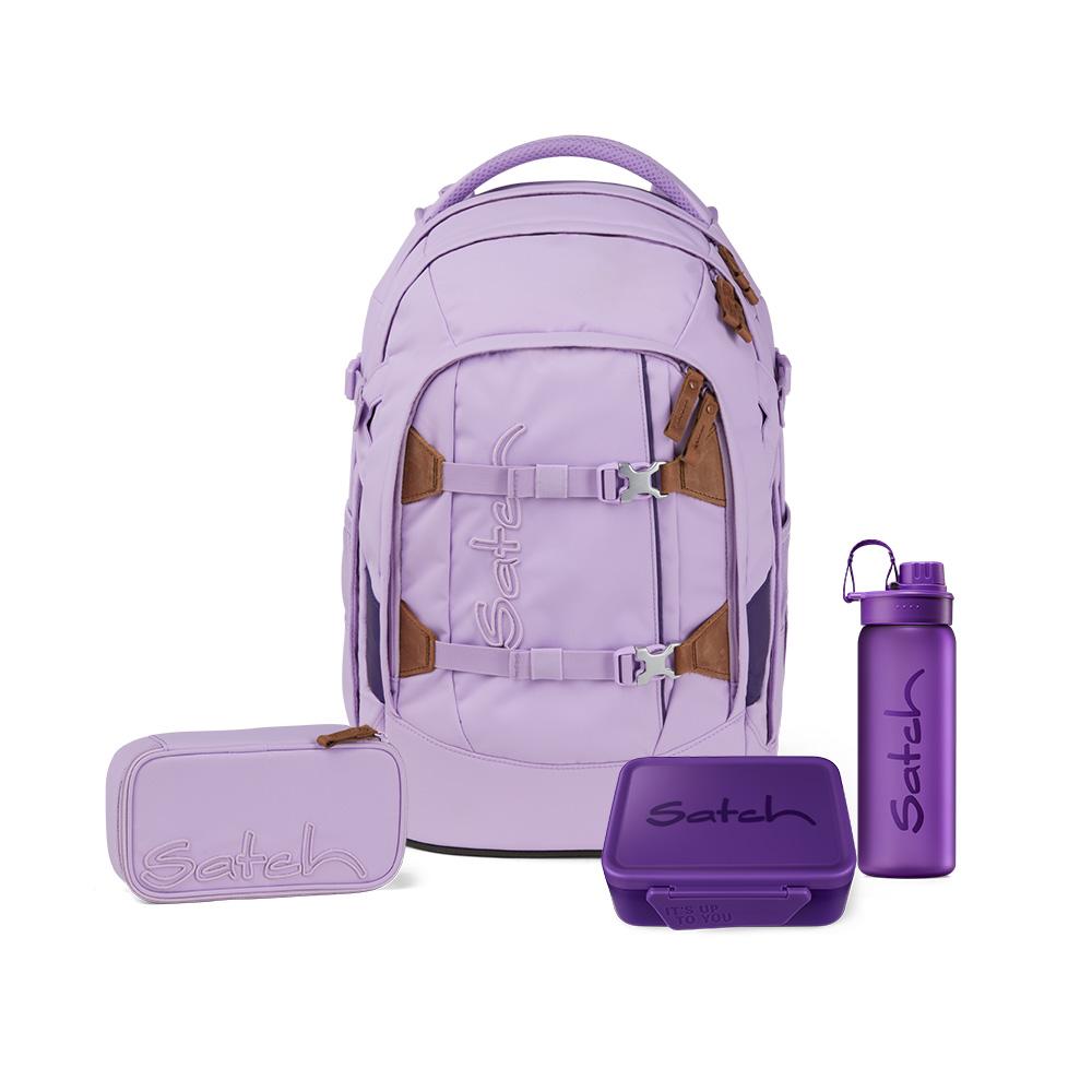 Satch Pack Nordic Purple Skandi Edition Schulrucksack Set 4tlg.