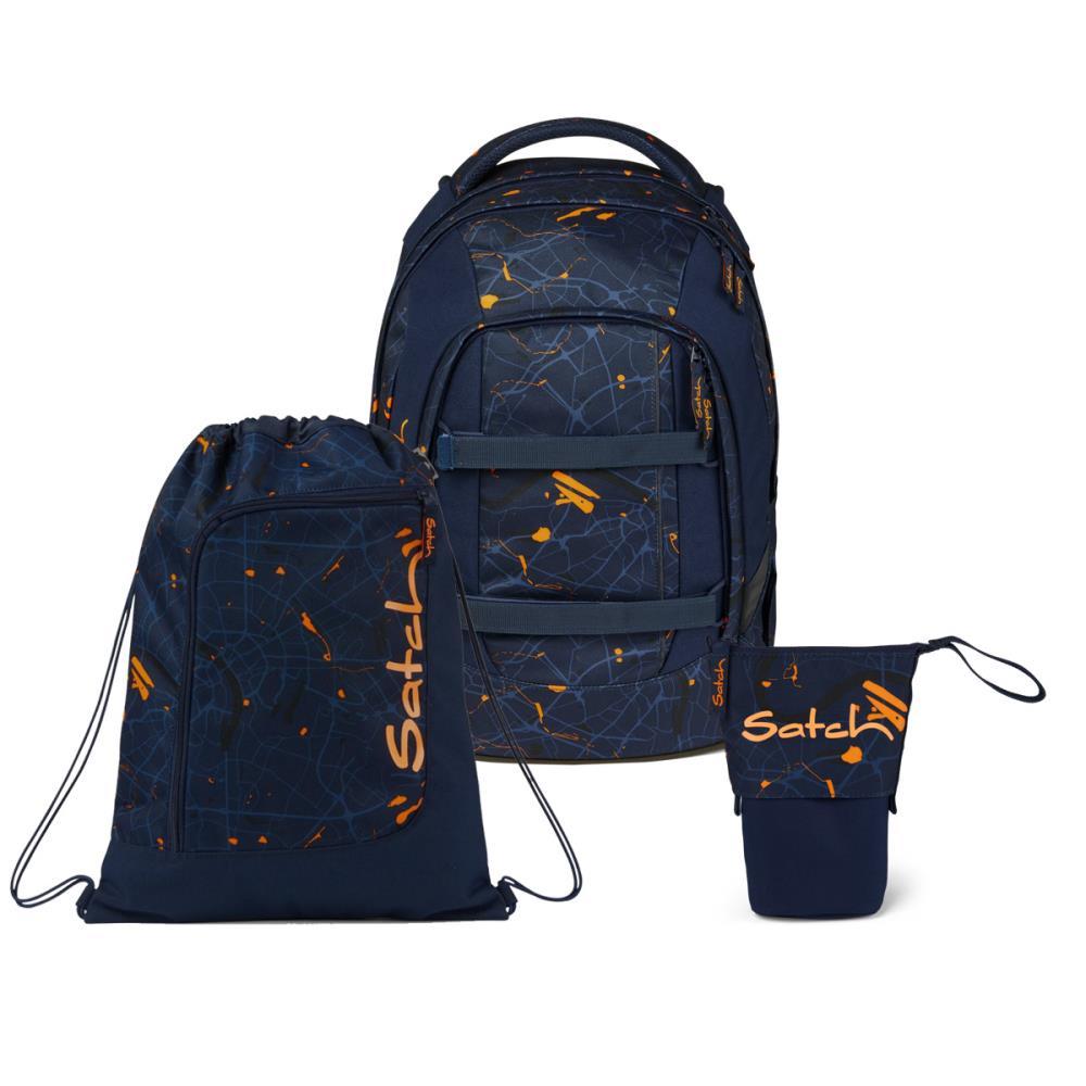 Satch Pack Urban Journey Pencil Slider Light Edition Schulrucksack Set 3tlg.