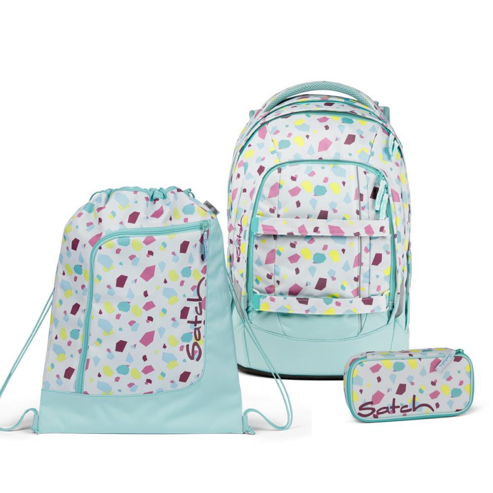 Satch Pack Dreamy Mosaic Schulrucksack Set 3tlg.