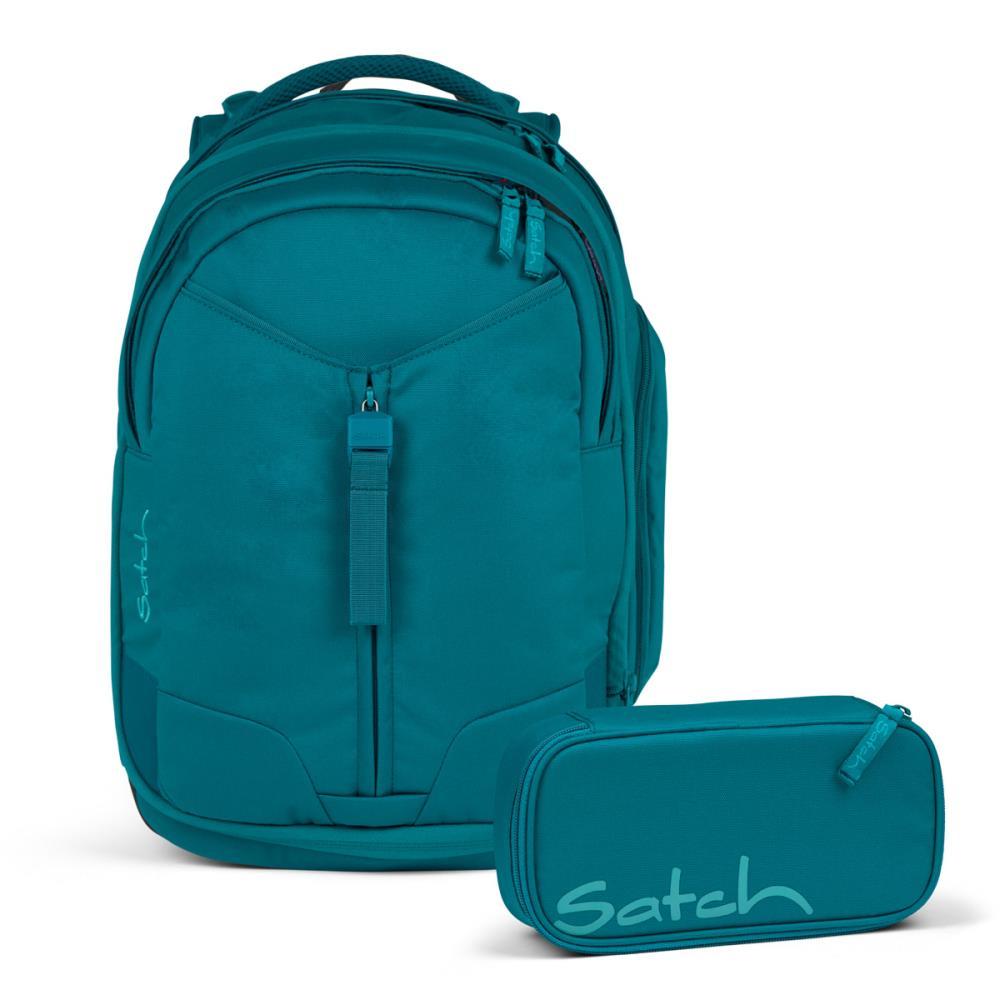 Satch Match Deep Petrol Schulrucksack Set 2tlg.