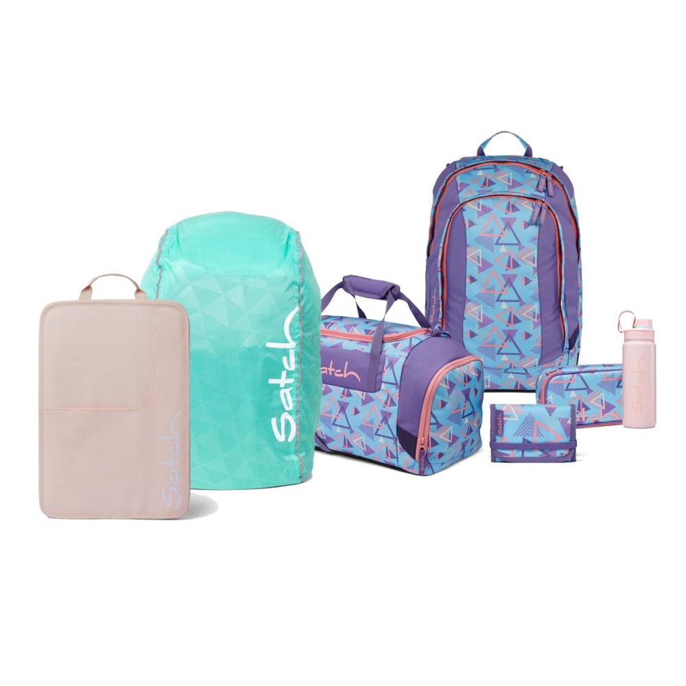 Satch Air 80s Dance Kollektor Edition Schulrucksack Set 7tlg.