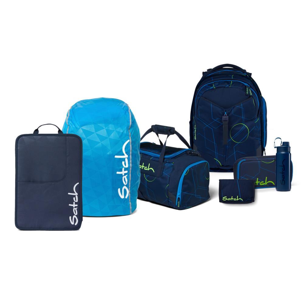 Satch Match Blue Tech Kollektor Edition Schulrucksack Set 7tlg.