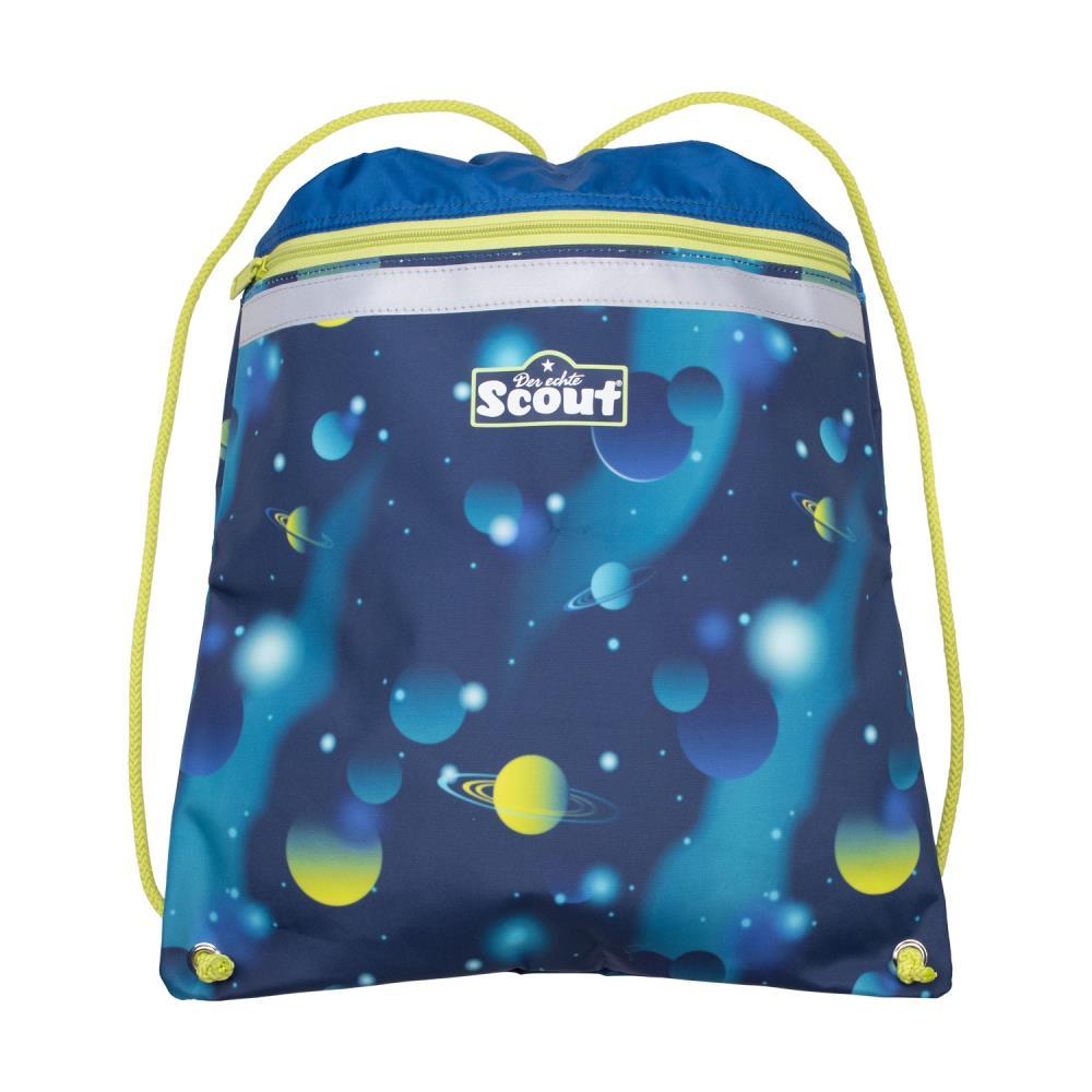 Scout Exklusiv Alpha LED Planets Schulrucksack Set 4tlg.