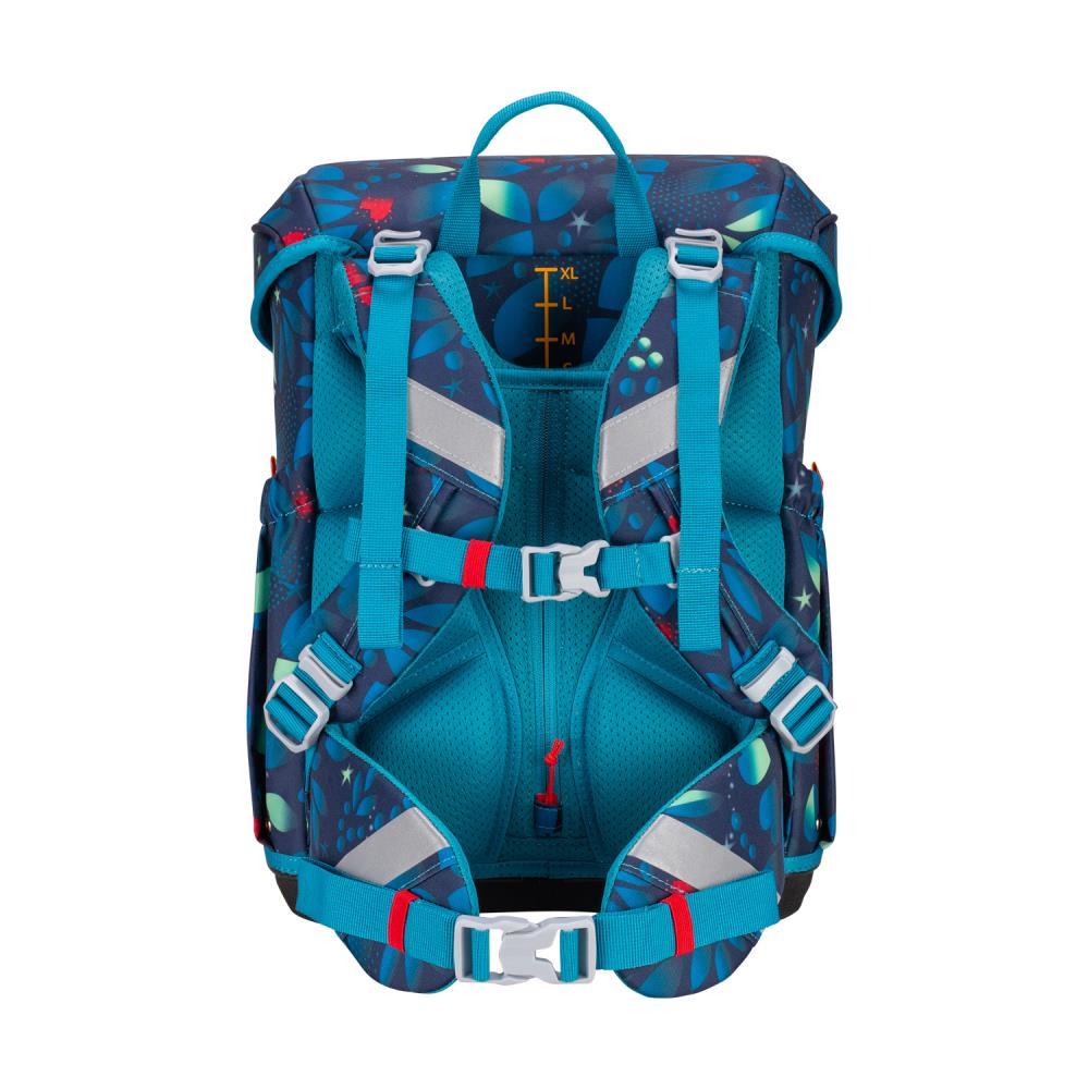 Scout Exklusiv Neo LED White Unicorn Schulranzen Set 4tlg.