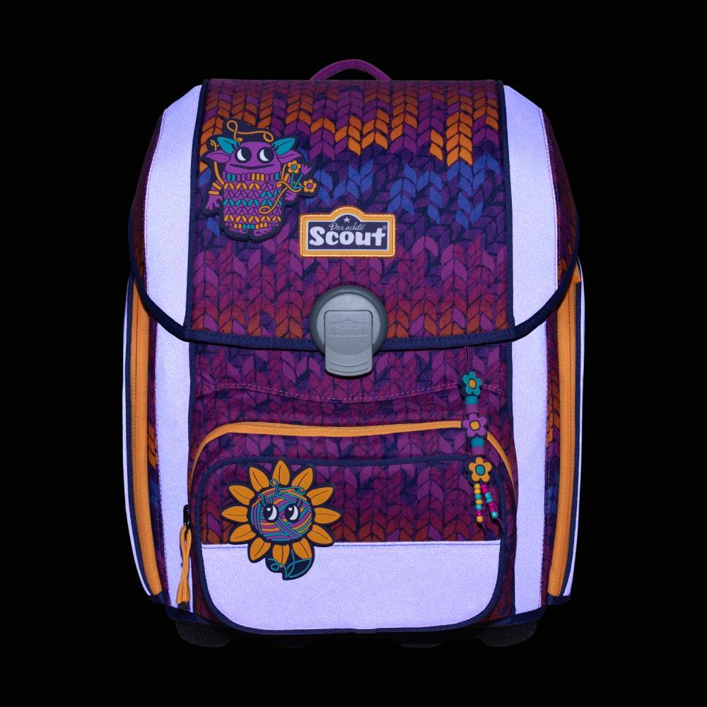 Scout Exklusiv Genius Superflash Fantasy Schulranzen Set 4tlg.