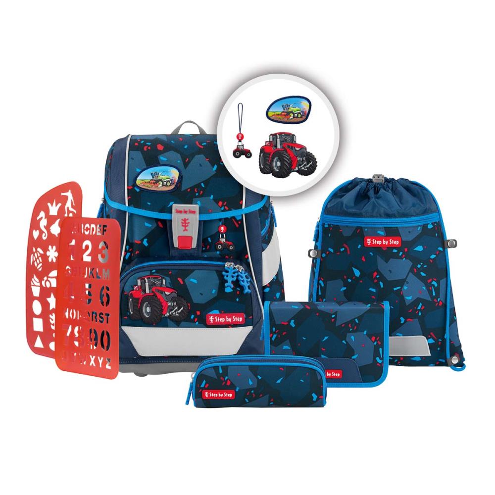 Step by Step 2in1 Plus Tractor Freddy Schulranzen Set 6tlg.