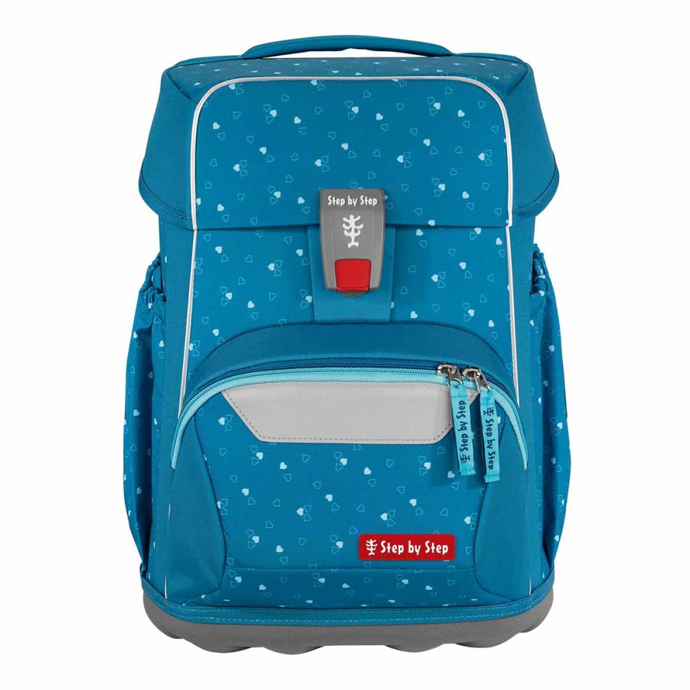 Step by Step Basis Blue Hearts Schulranzen Set 4tlg.