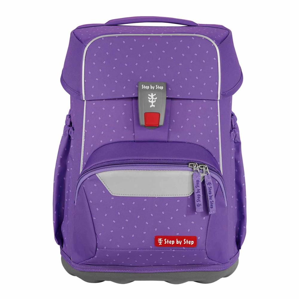 Step by Step Basis Purple Konfetti Schulranzen Set 4tlg.
