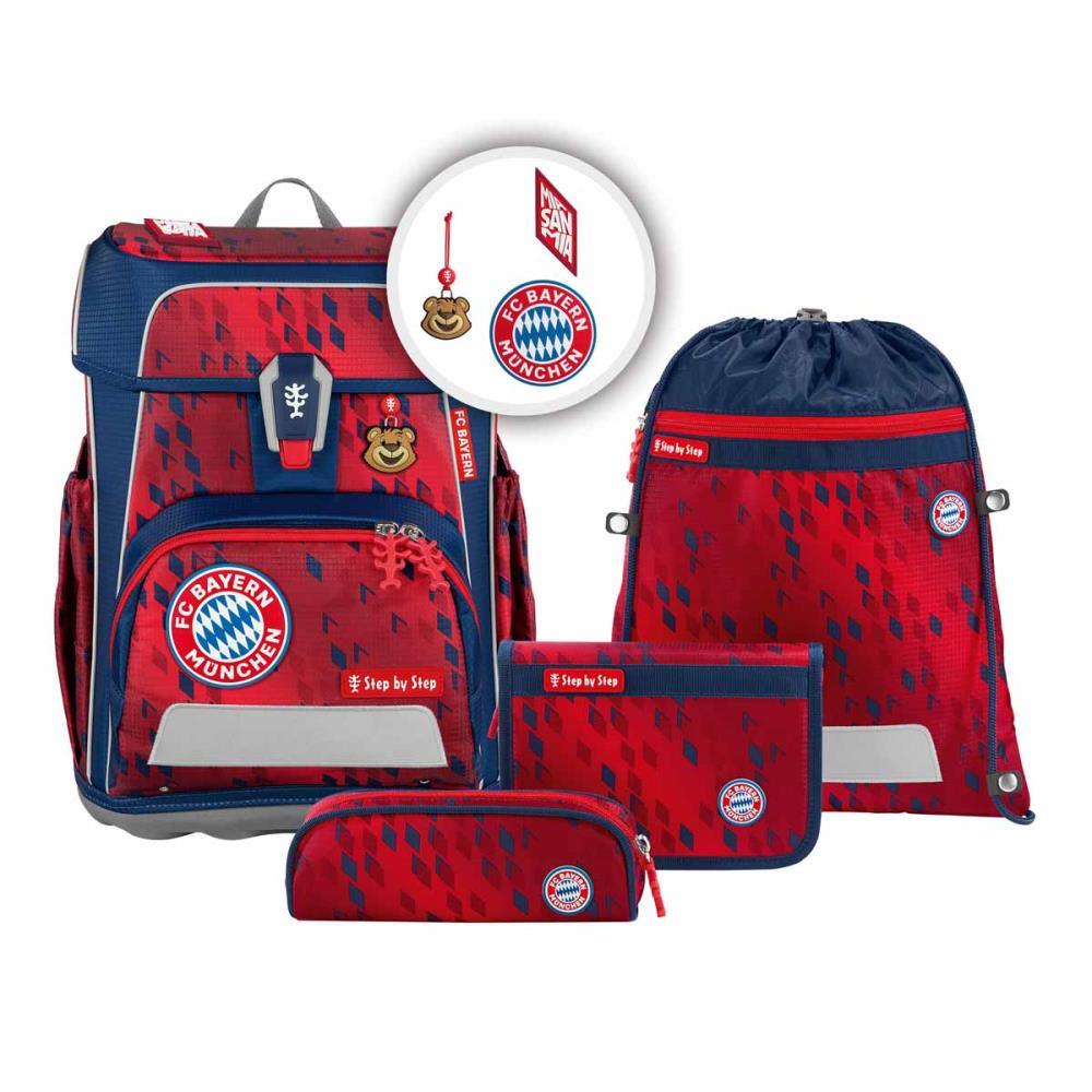Step by Step Cloud FC Bayern Schulranzen Set 5tlg.