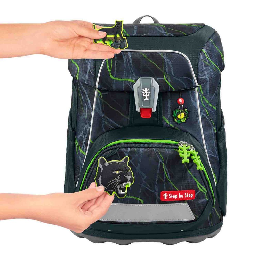 Step by Step Fit Danger Cat Chiko Schulranzen Set 5tlg.