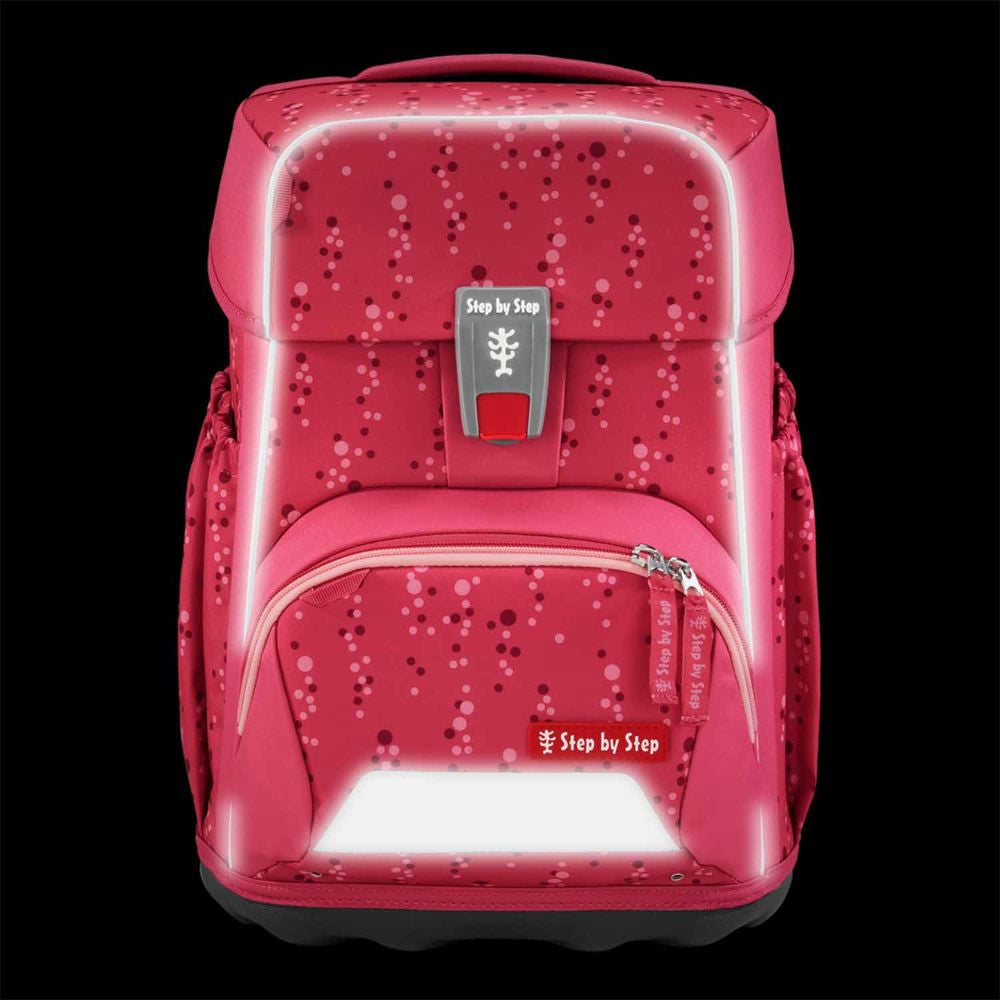Step by Step Basis Pink Bubbles Schulranzen Set 4tlg.