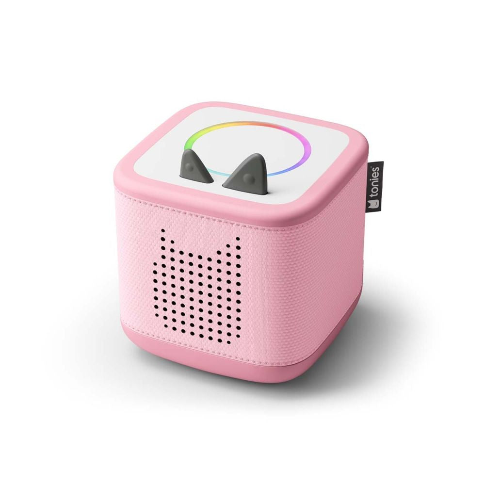 TONIES Starterset - Toniebox 2 Rosa mit Kreativ-Tonie Rot Set 2tlg.
