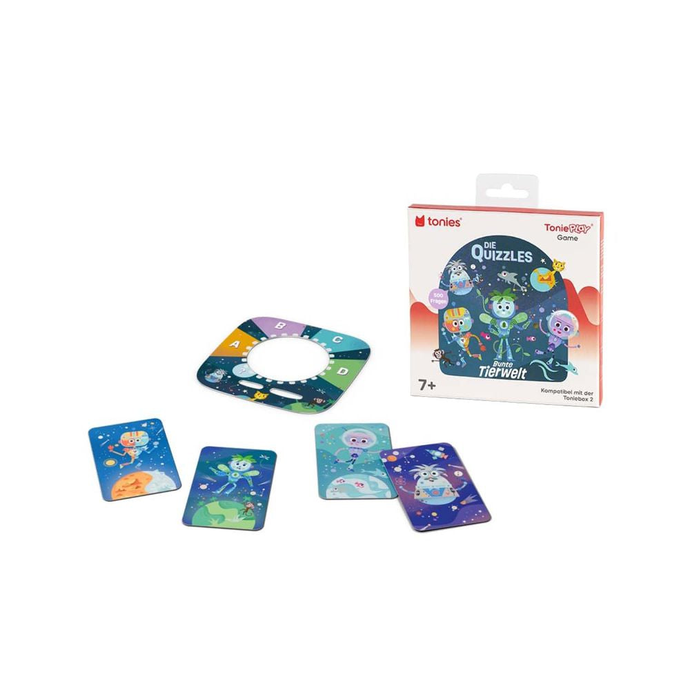 TONIES Tonieplay Game S - Die Quizzles: Bunte Tierwelt