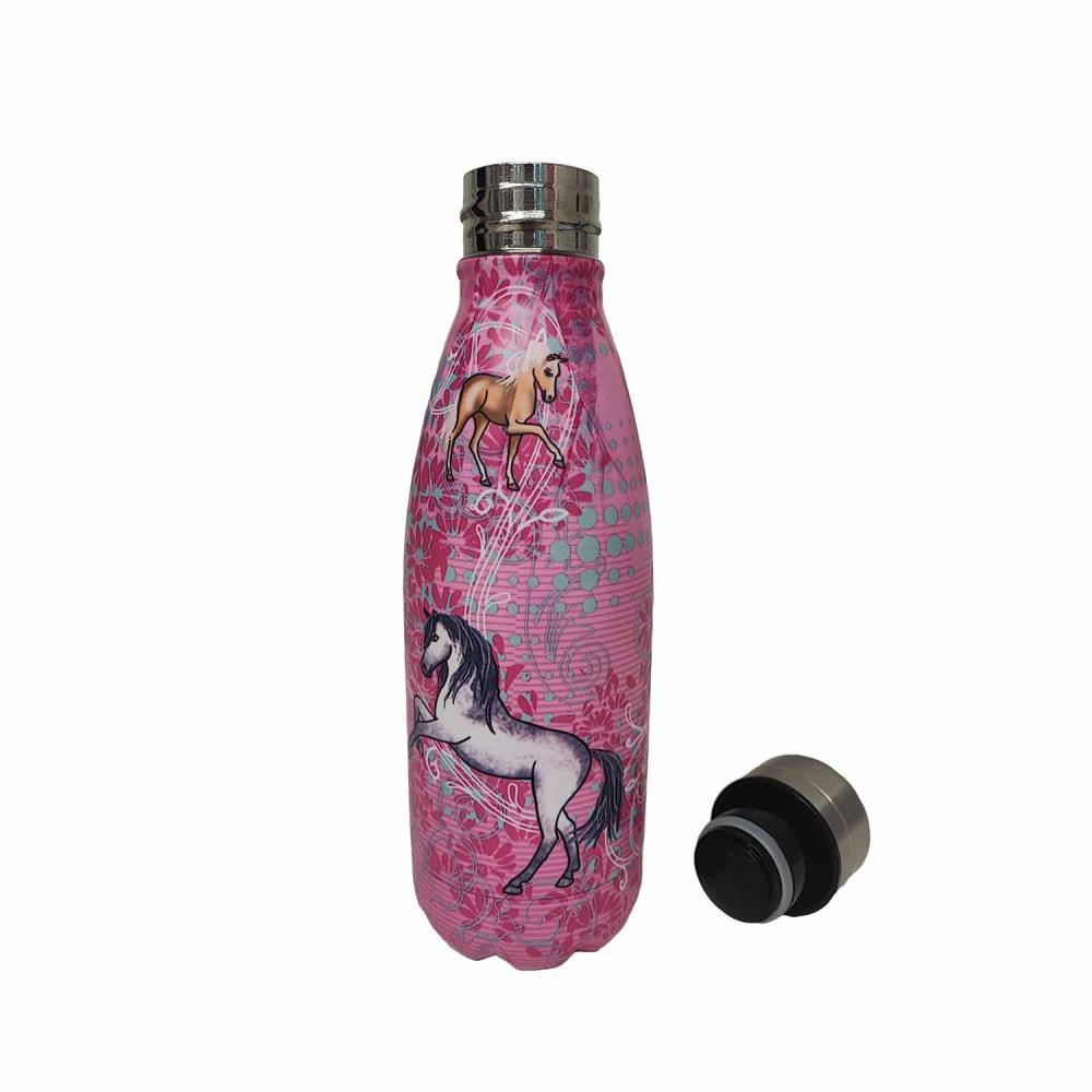 Xanadoo Edelstahl Trinkflasche Jumping Horses 0,35 L