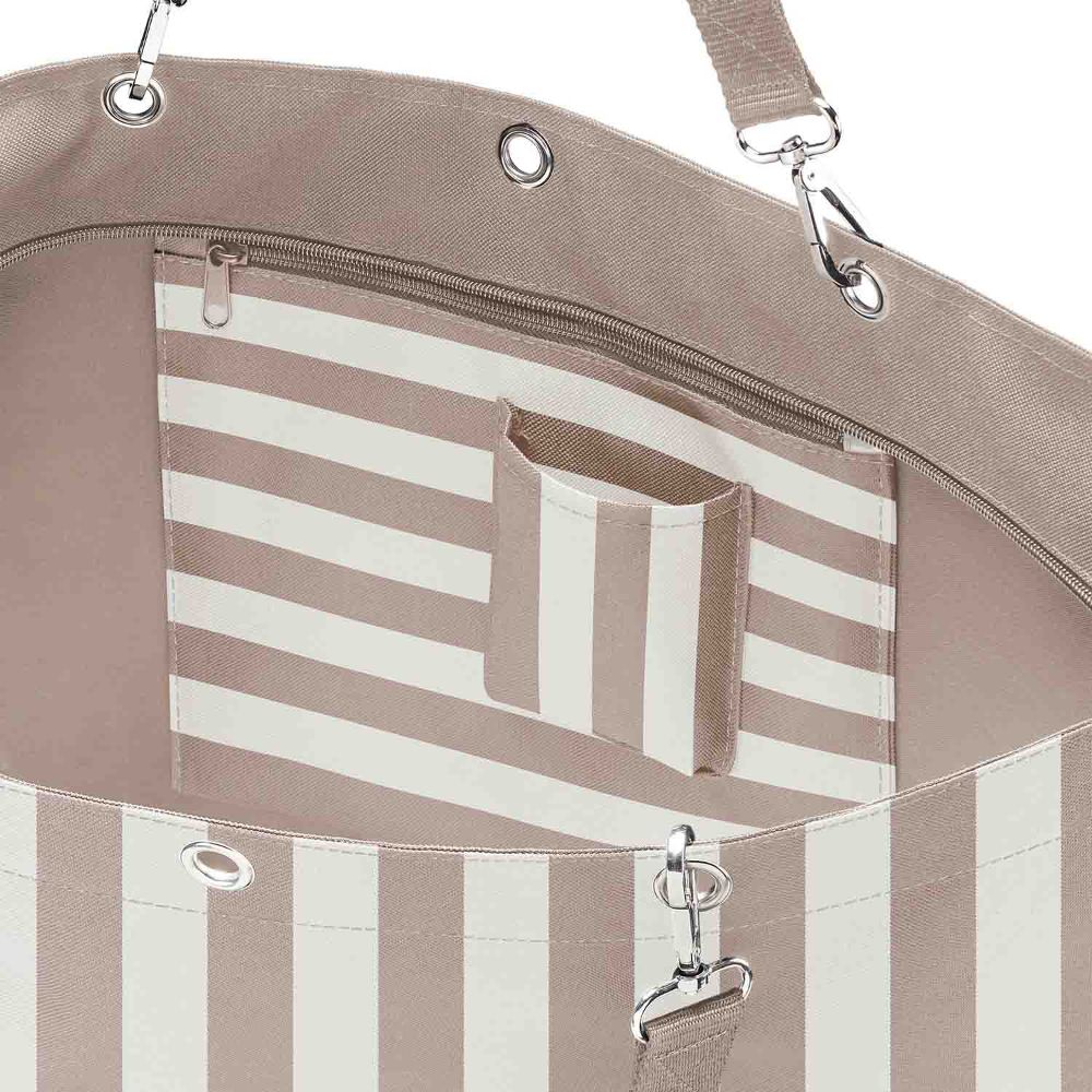 Reisenthel Shopper XL Summerstripes coffee Umhängetasche