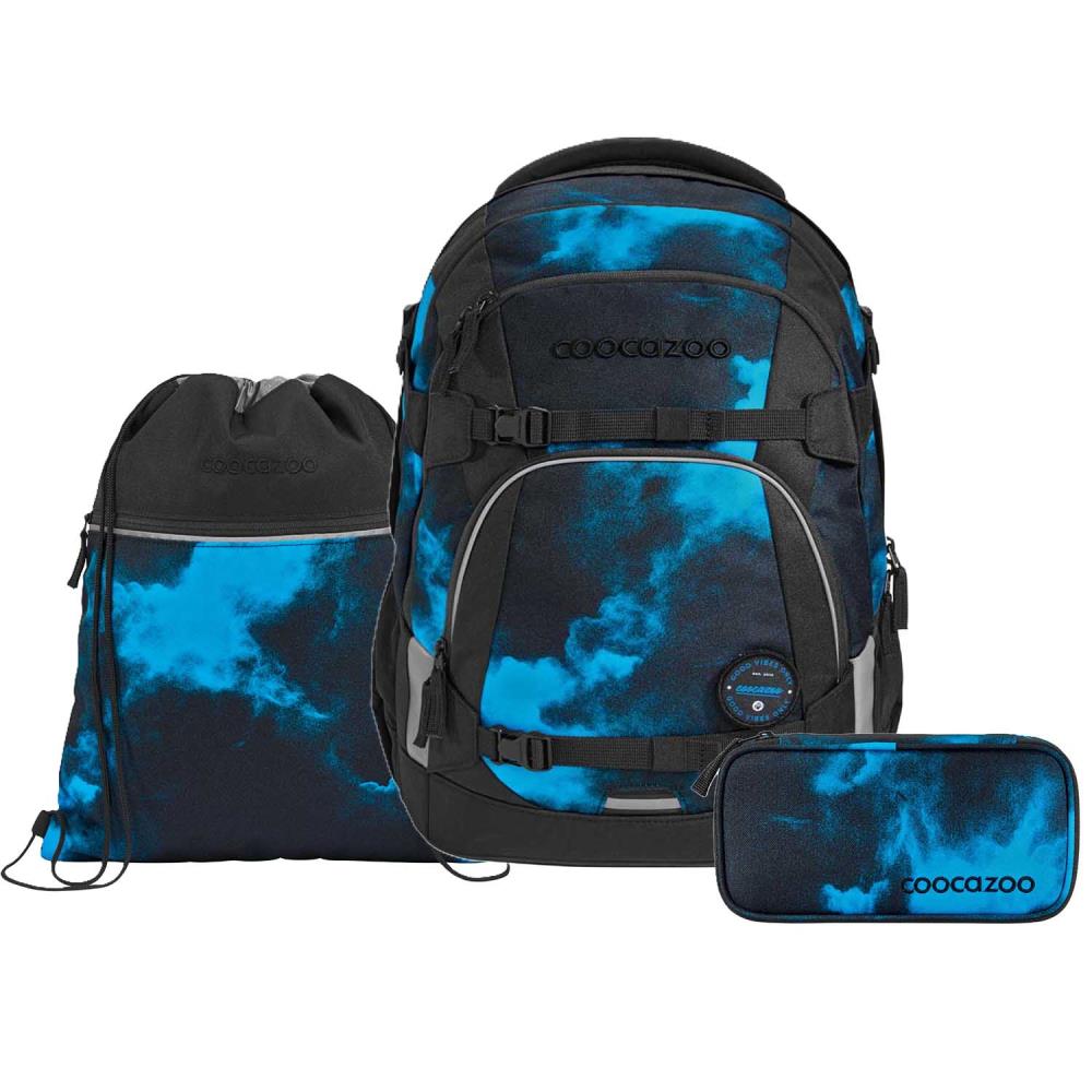 Coocazoo Mate Mystic Clouds Schulrucksack Set 3tlg.