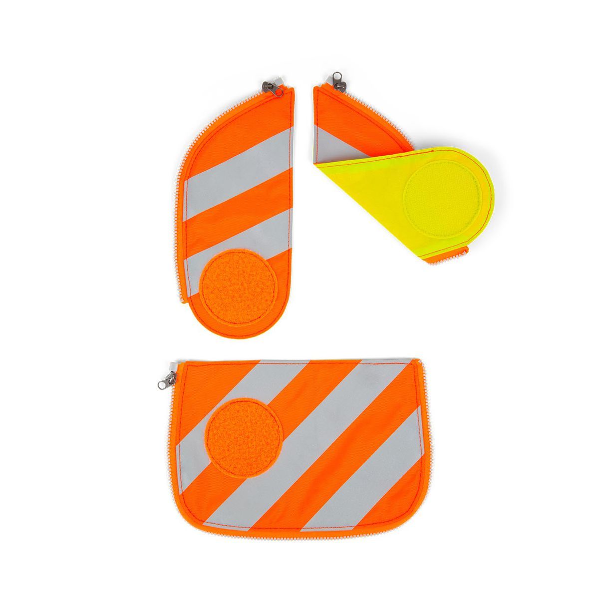 Ergobag Cubo Sicherheitsset Orange mit Reflektorstreifen 3tlg.