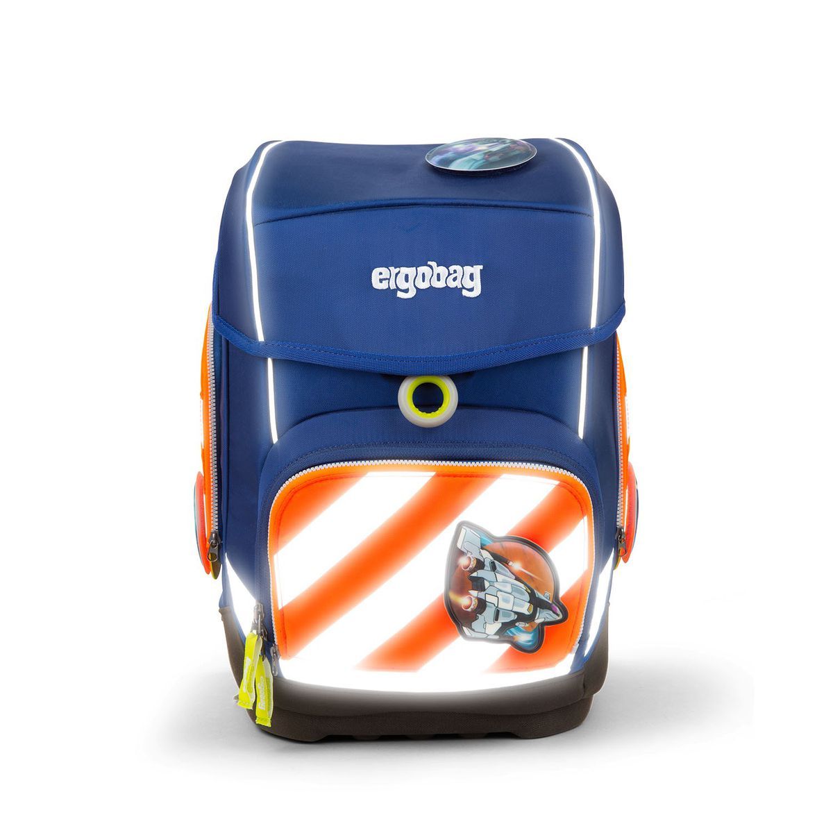 Ergobag Cubo Sicherheitsset Orange mit Reflektorstreifen 3tlg.