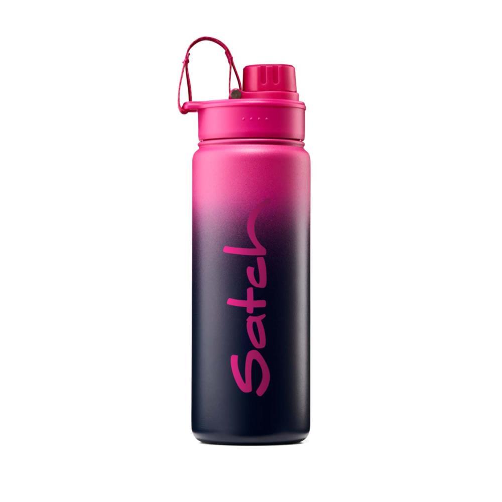 Satch Trinkflasche 0,5 Liter Edelstahl Pink Graffiti
