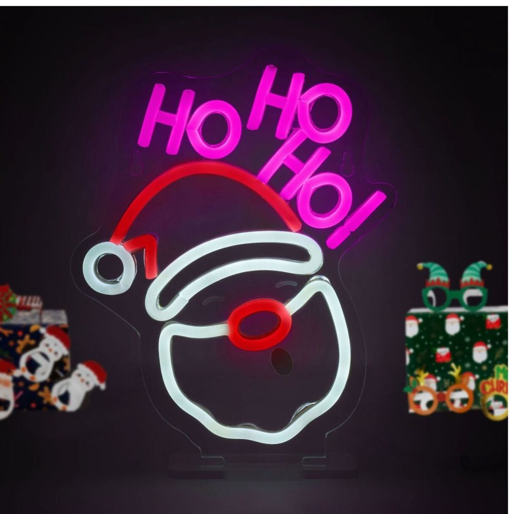 Legami LED-Lampe mit Neoneffekt - Weihnachtsmann