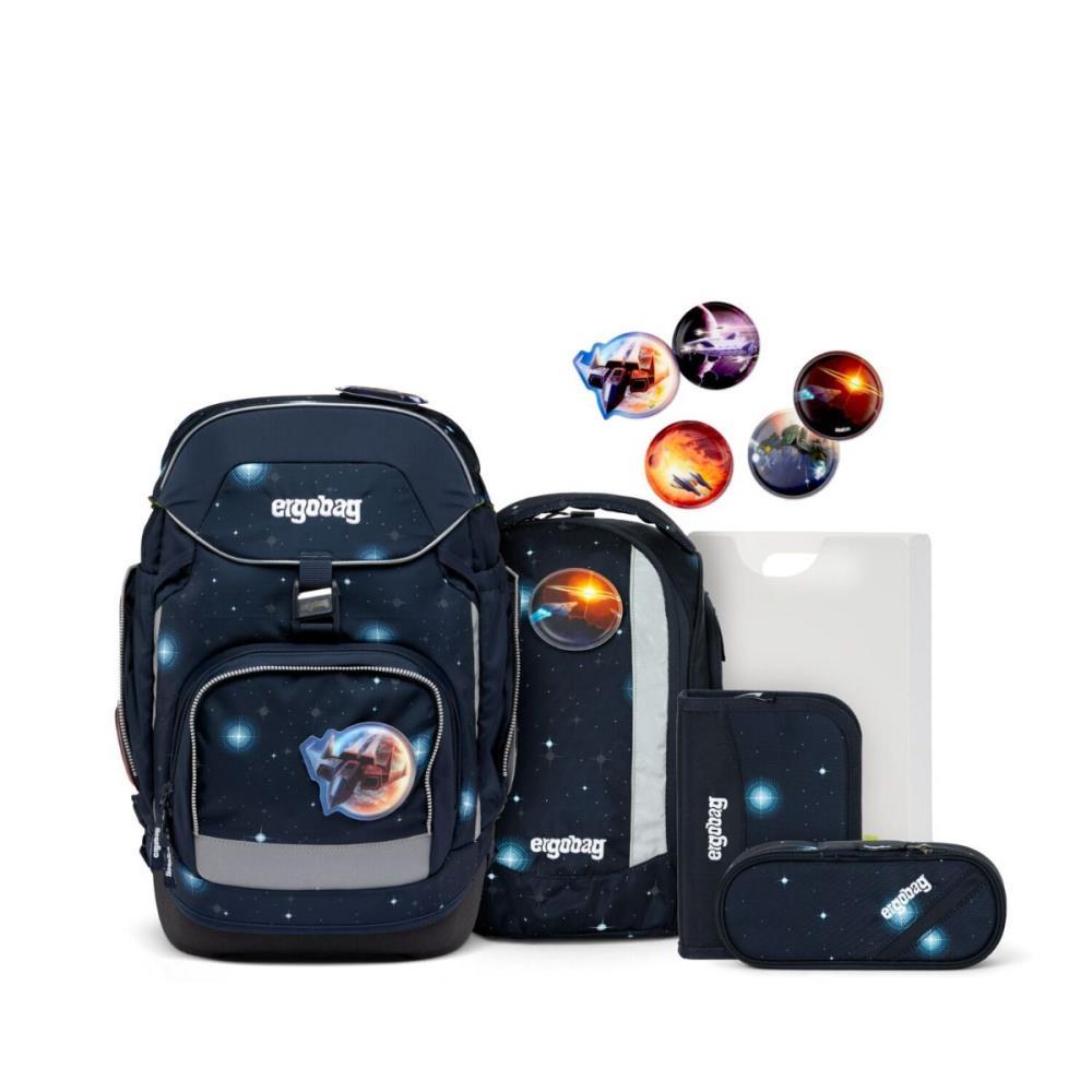 Ergobag Pack KoBärnikus Galaxy Glow Edition Schulrucksack Set 6tlg.