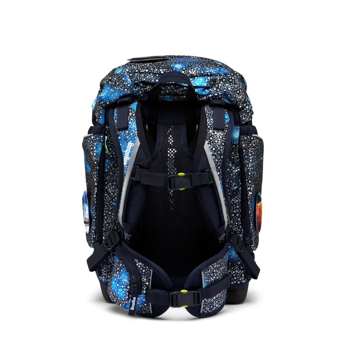 Ergobag Pack Bär Anhalter durch die Galaxis Super Reflex Glow Edition Schulrucksack Set 6tlg.