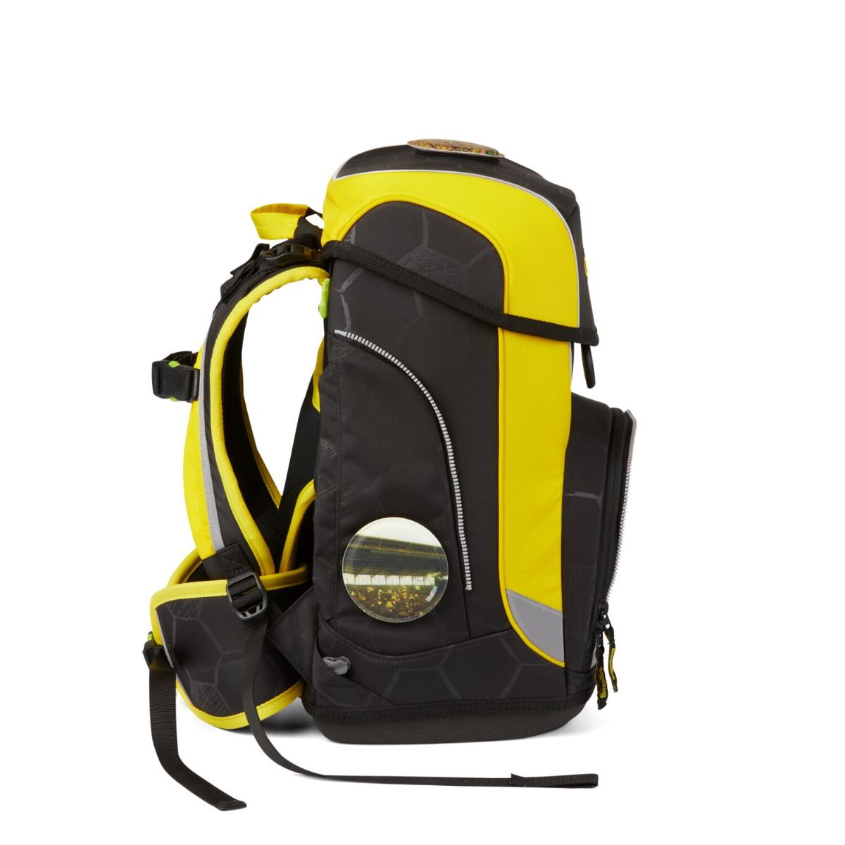 Ergobag Cubo Borussia Dortmund Limited Edition Schulranzen Set 5tlg. inkl. Gratis Klettie