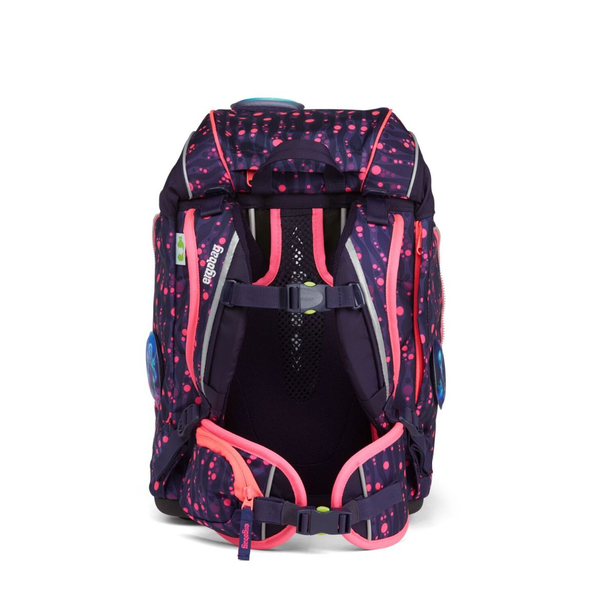 Ergobag Pack Bärmuda Viereck LUMI Edition Schulrucksack Set 6tlg.