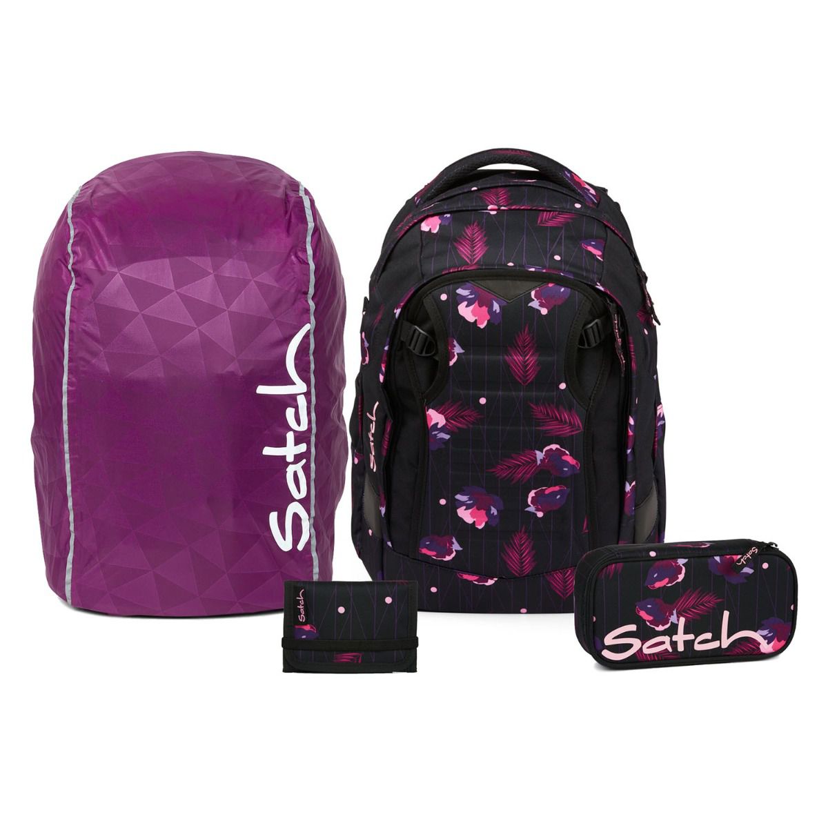 Satch Match Mystic Nights Streetwalk Edition Schulrucksack Set 4tlg.