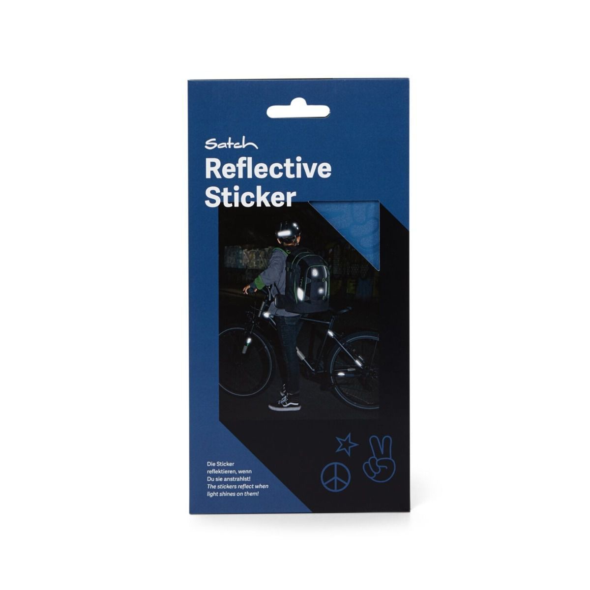 Satch Reflective Sticker Blue