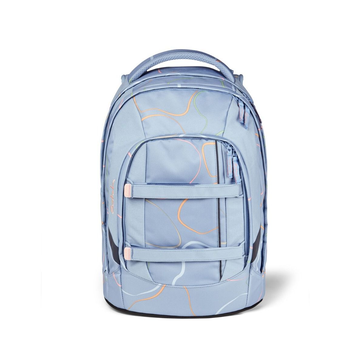 Satch Pack Vivid Blue Schulrucksack Set 3tlg.