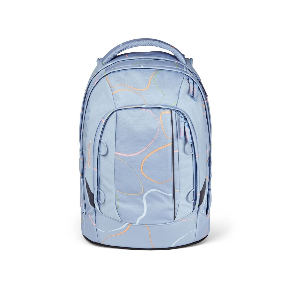 Satch Pack Vivid Blue Schulrucksack Set 3tlg.