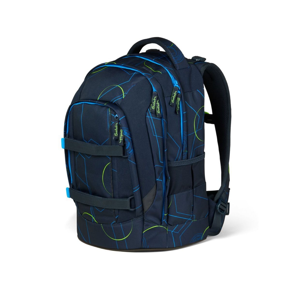 Satch Pack Blue Tech Schulrucksack