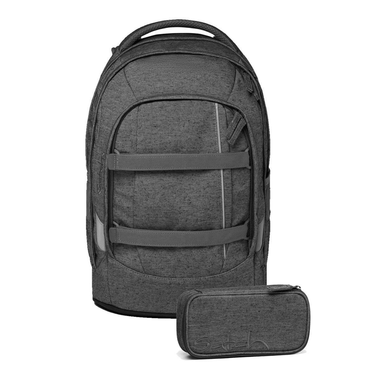 Satch Pack Collected Grey E Zero Special Edition Schulrucksack Set 2tlg.