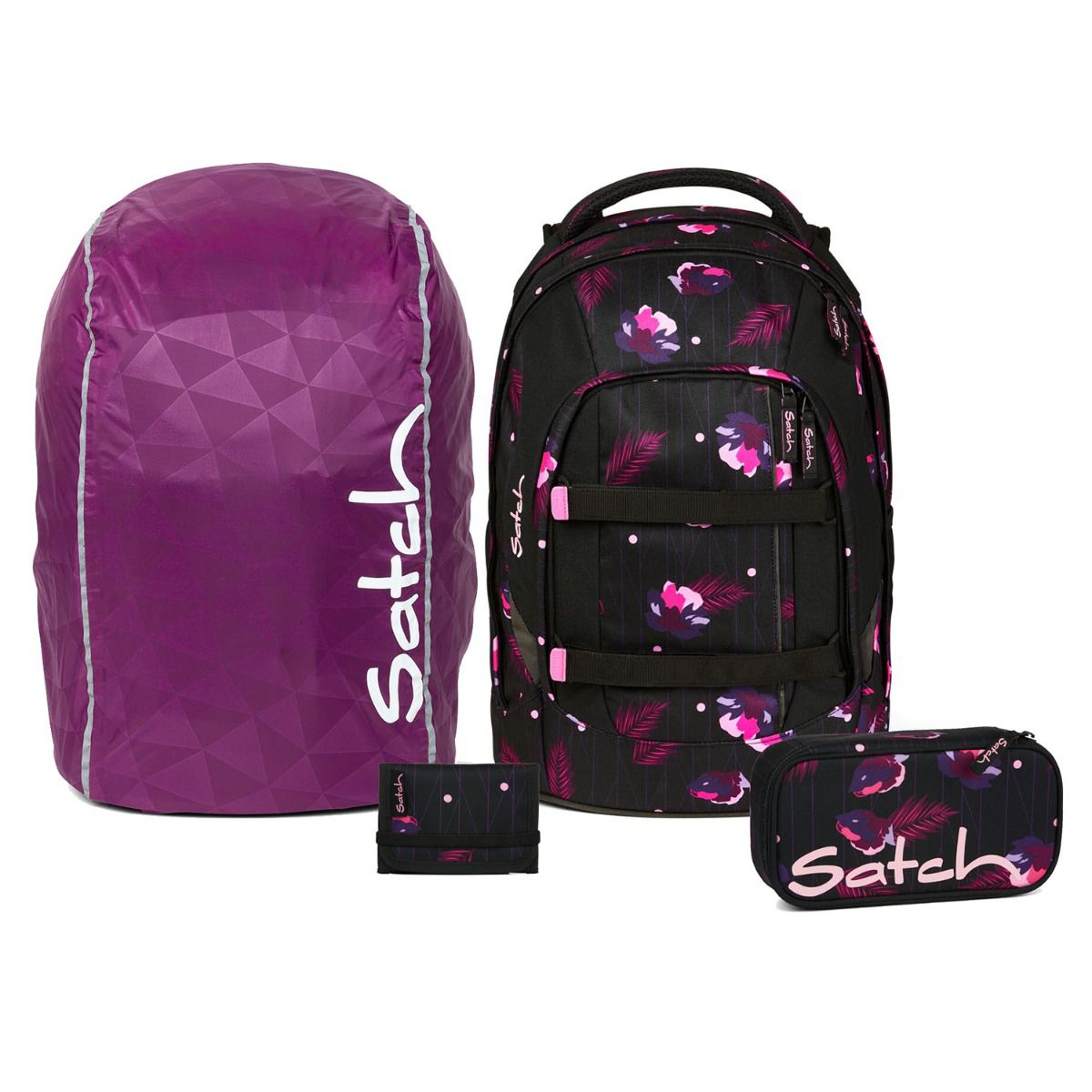 Satch Pack Mystic Nights Streetwalk Edition Schulrucksack Set 4tlg.