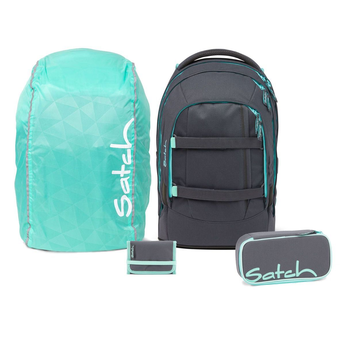 Satch Pack Mint Phantom Streetwalk Edition Schulrucksack Set 4tlg.