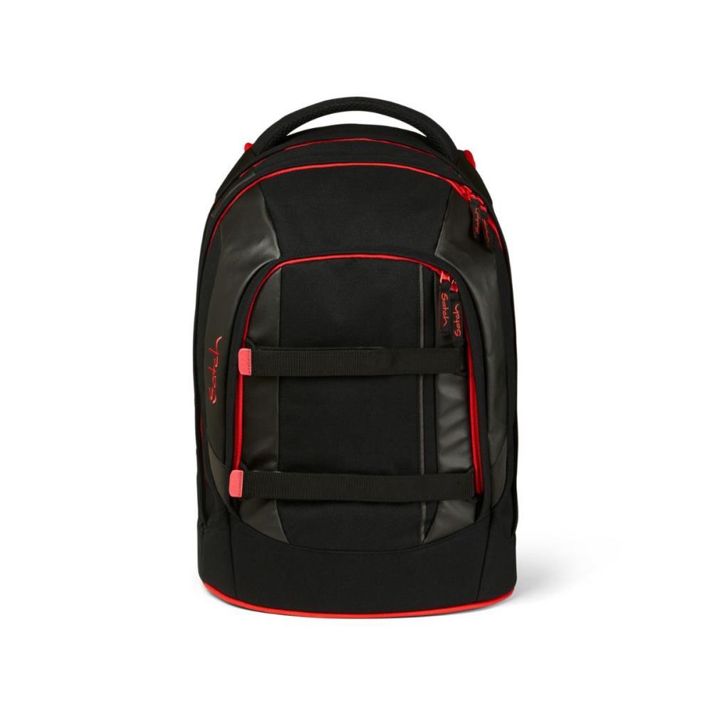 Satch Pack Fire Phantom Graffiti Edition Red Black Schulrucksack Set 5tlg.